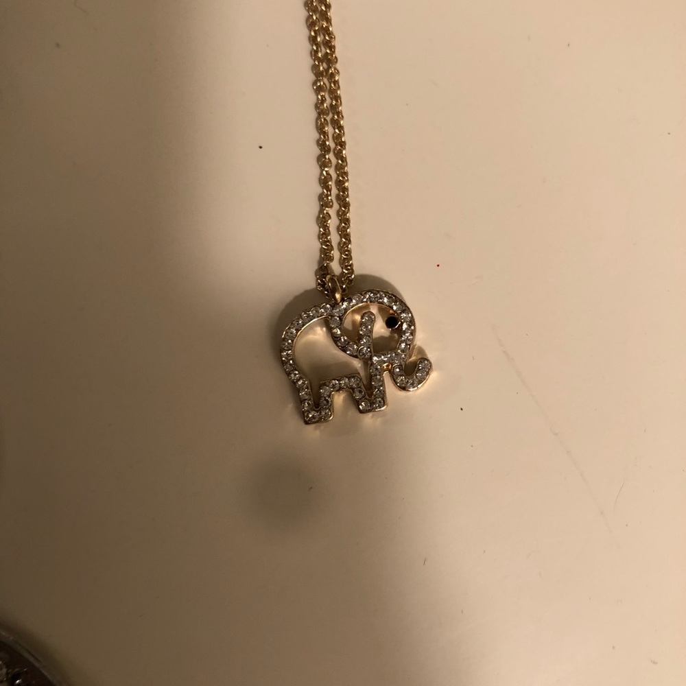 Golden Elephant Necklace